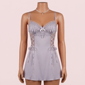 Lilac Nighty with Robe – Lingerie