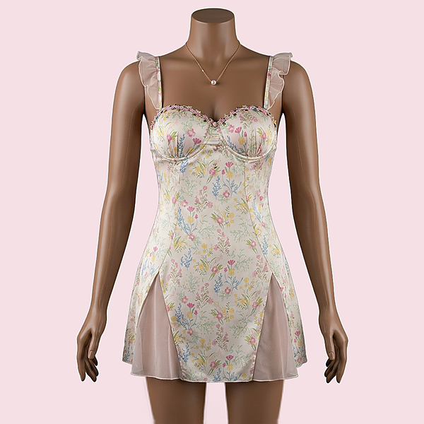 Butter Yellow Nighty – Lingerie