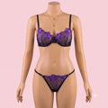 Purple Bra Panty Set – Lingerie