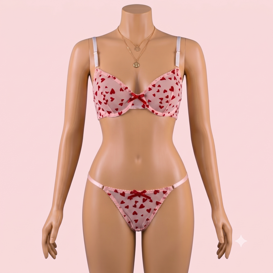 Pink Bra Panty Set – Lingerie
