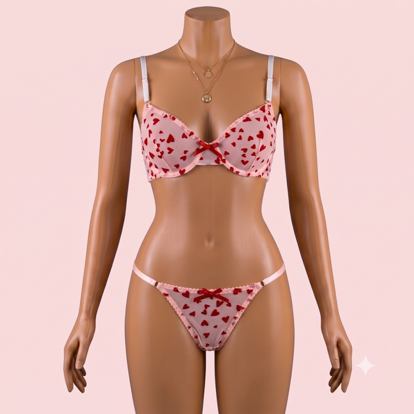 Pink Bra Panty Set – Lingerie