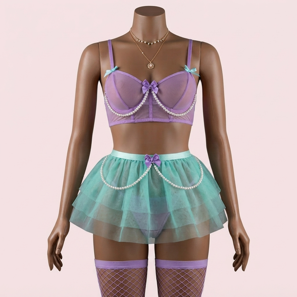 Blue Bra Panty Set – Lingerie
