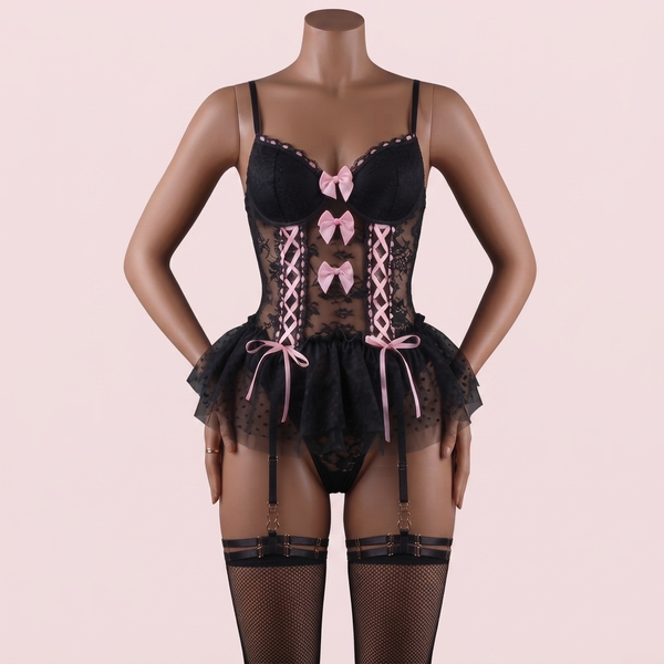 Black Bra Panty Set – Lingerie