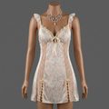 Butter Yellow Nighty with Robe – Lingerie