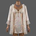 Butter Yellow Nighty with Robe – Lingerie