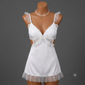 White Nighty with Robe – Lingerie