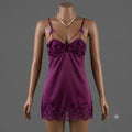 Purple Nighty with Robe – Lingerie