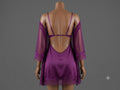 Purple Nighty with Robe – Lingerie