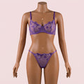 Purple Bra Panty Set – Lingerie